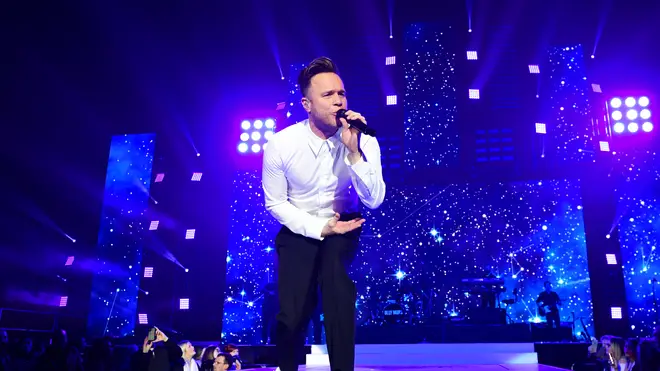 Olly Murs on Jingle Bell Ball stage