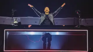 David Guetta performing at Capital's Jingle Bell Ball 2018