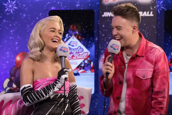 Rita Ora caught up with Roman Kemp backstage at the #CapitalJBB