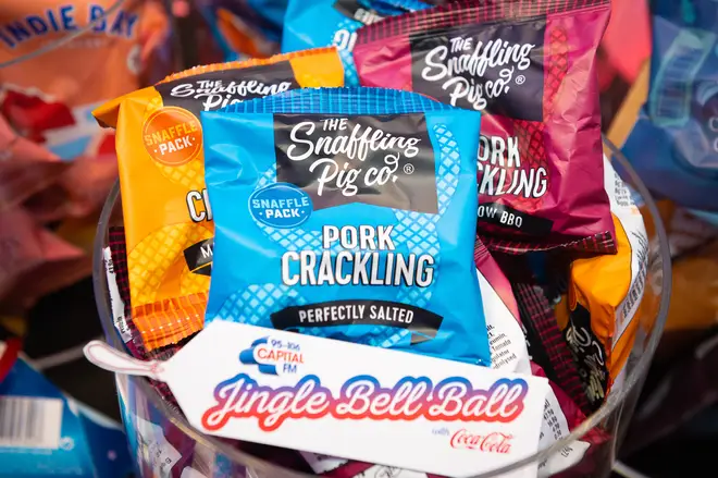 The Snaffling Pig Pork Crackling backstage at JBB 2018