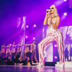 Rita Ora performing on stage at the Jingle Bell Ball 2018