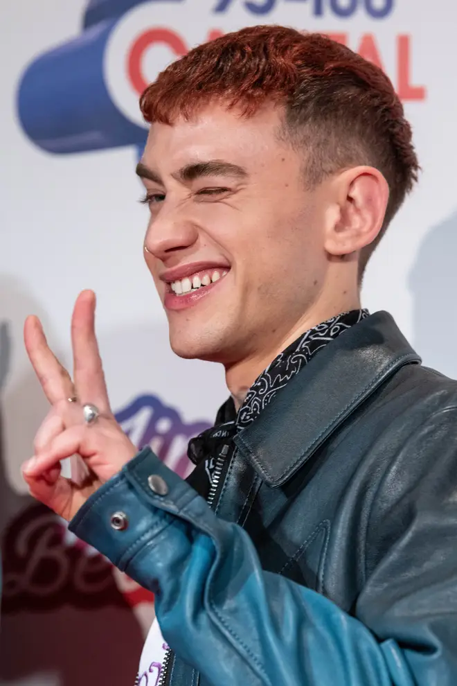 Olly Alexander of Years and Years on the red carpet at the Jingle Bell Ball 2018