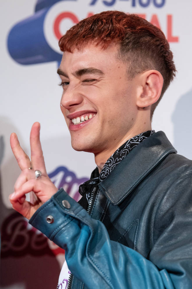 Olly Alexander of Years and Years on the red carpet at the Jingle Bell Ball 2018