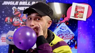 Jax Jones sang 'You Don't Know Me' while doing helium