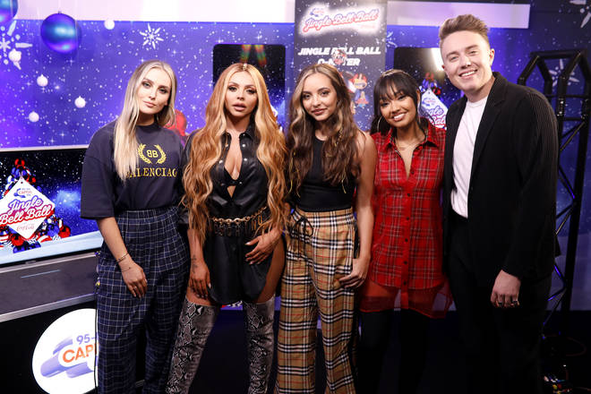 Little Mix caught up with Roman Kemp backstage at the #CapitalJBB