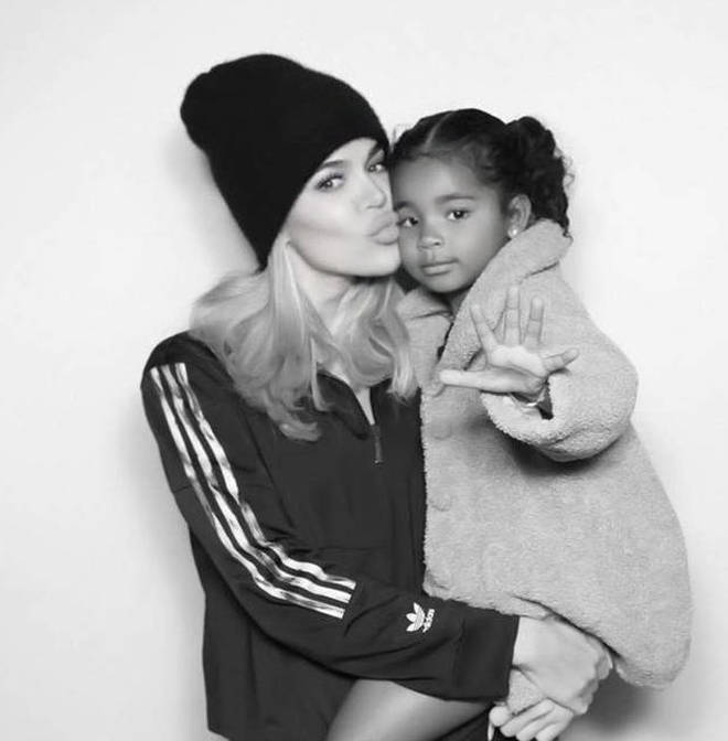 Khloe and Tristan share daughter True, aged 3