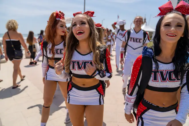Trinity Valley Community College were paid the same as their Cheer rivals