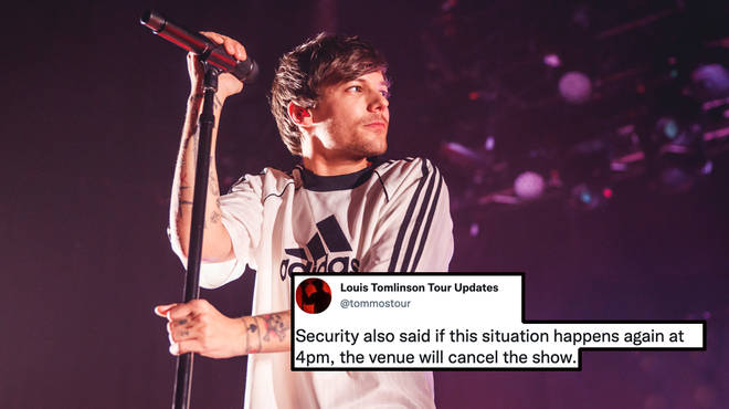 Louis Tomlinson fans ran to get to the front of the queue at his Dallas show