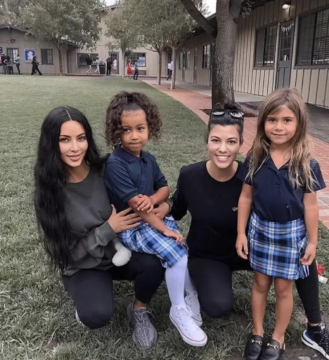 Kim Kardashian and Kanye West share four kids together