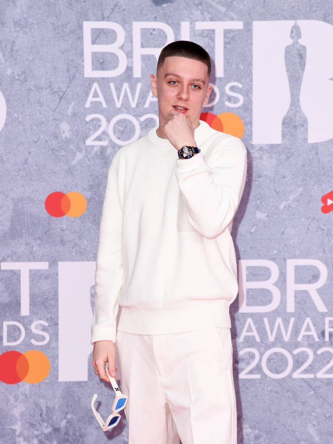 Aitch at the 2022 BRITs