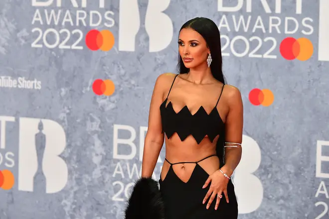 Maya Jama showed off her engagement ring on the red carpet
