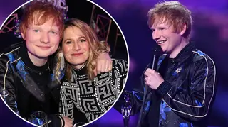 Ed Sheeran thanked his wife in his BRIT Award speech
