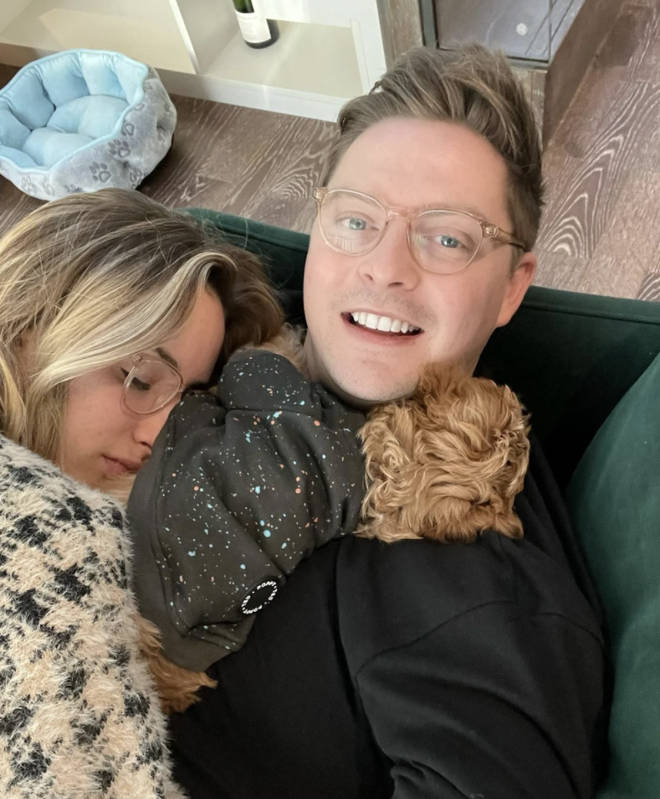 Dr Alex and Ellie share a dog together named Freddie