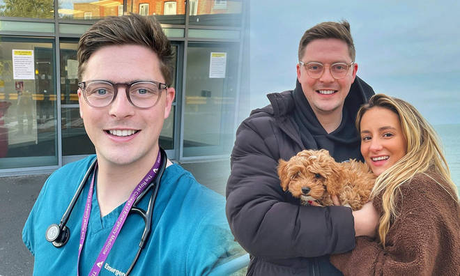 Dr Alex and his girlfriend Ellie Hecht have apparently called it quits