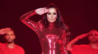 Cheryl at the Jingle Bell Ball 2018