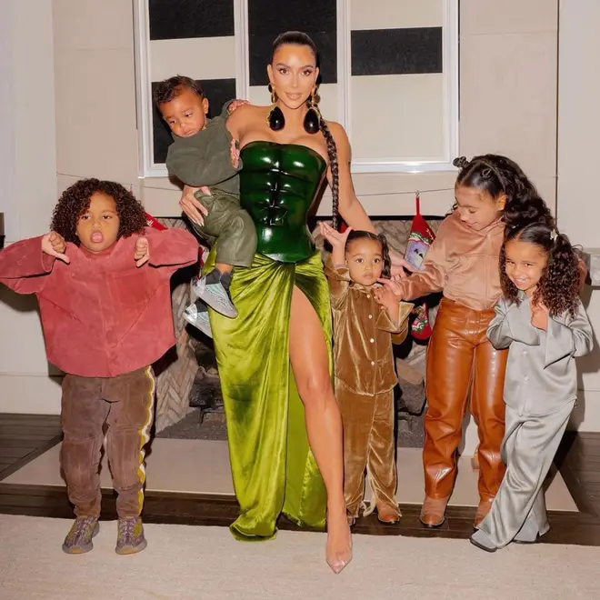 Kim Kardashian and Kanye West have four kids