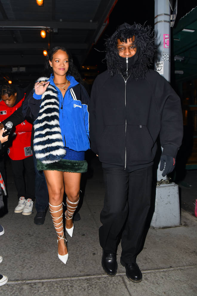 Rihanna is pregnant with her first baby with boyfriend A$AP Rocky