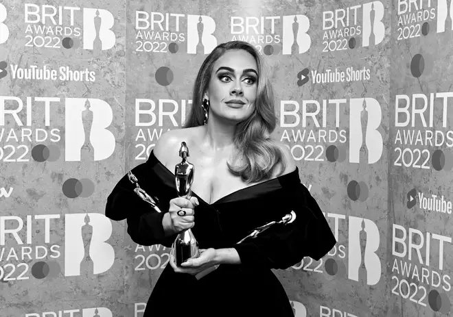Adele won three awards at The BRITs on Tuesday
