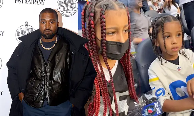 Kanye West livestreamed his children after claiming North West was on TikTok 'against his will'