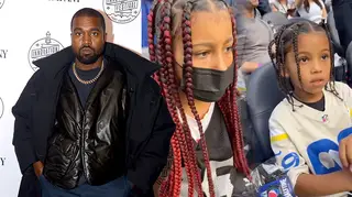 Kanye West livestreamed his children after claiming North West was on TikTok 'against his will'