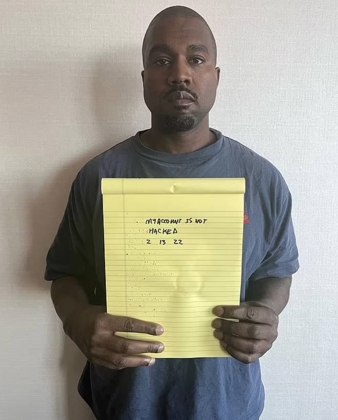 Kanye West proved he hadn't been hacked after fans questioned his social media rants