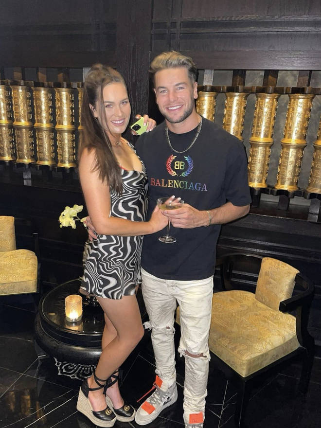Chris Hughes and his girlfriend Annabel Dimmock enjoyed Valentine's Day together