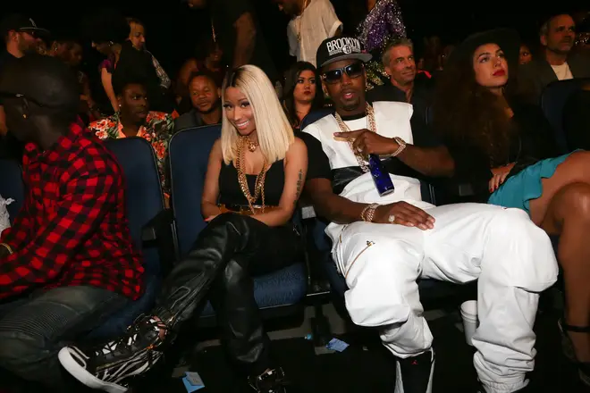 Nicki Minaj pictured with Safaree Samuels