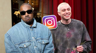 Kanye West posted-and-deleted that he's followed Pete Davidson after he rejoined Instagram