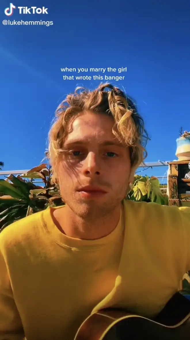 Luke Hemmings shared a cryptic clue about being married