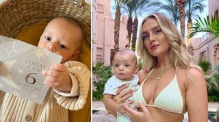 Perrie Edwards' baby boy turned six moths old