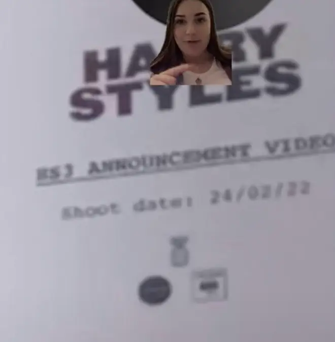 Harry Styles fans noticed an announcement about HS3 in the TikTok