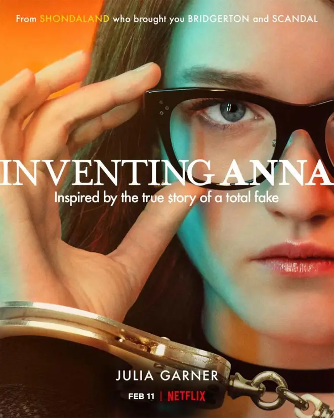 Julia Garner portrays Anna Delvey in Inventing Anna