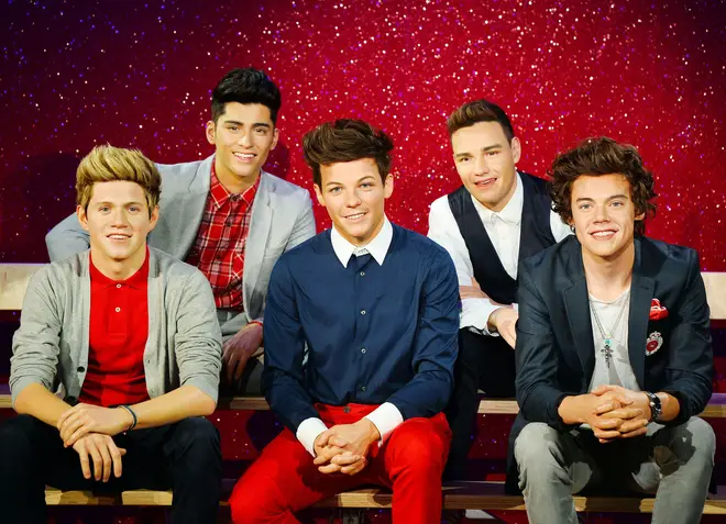 One Direction's wax work figures in 2013 when they were first revealed
