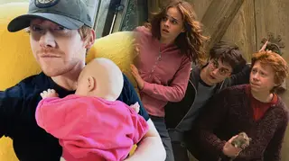 Rupert Grint's daughter is already a huge Harry Potter fan at just 21 months old