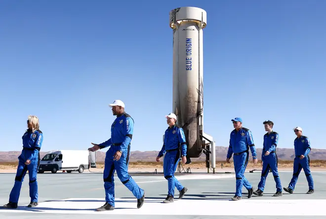 Blue Origin last year launched a number of celebrities into space