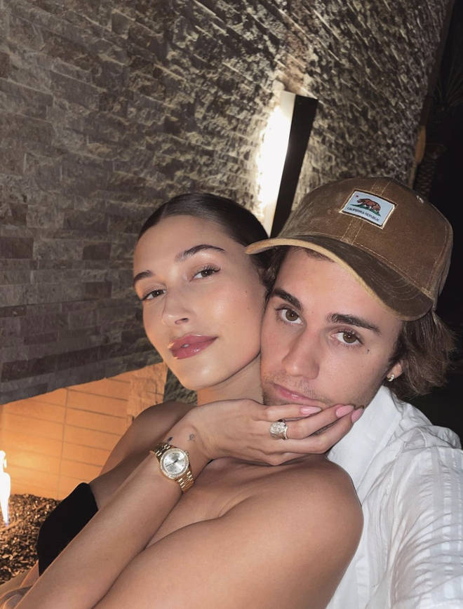 Justin Bieber 'hasn't left Hailey's side' since she was hospitalised
