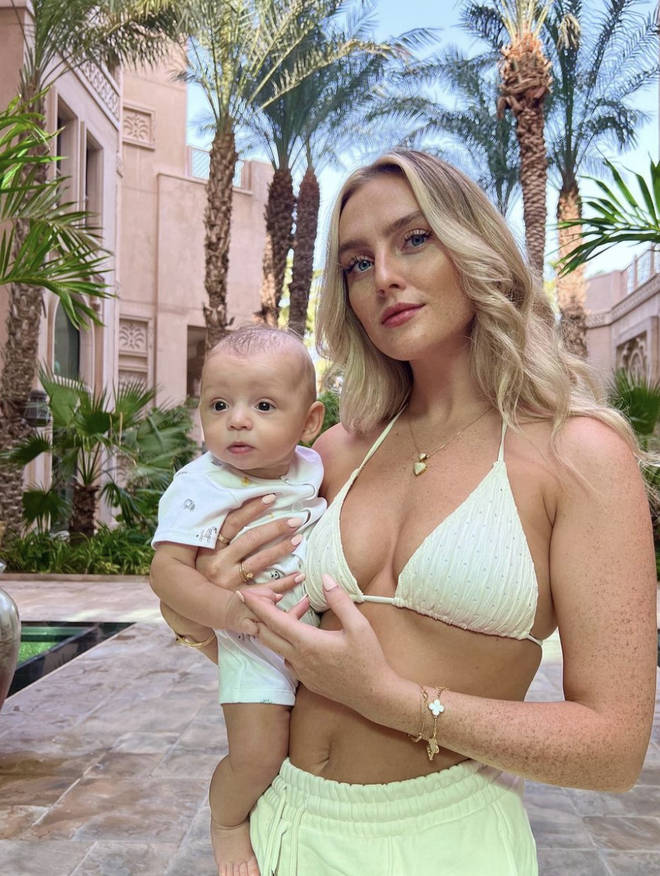 Perrie Edwards' son Axel is now seven months old