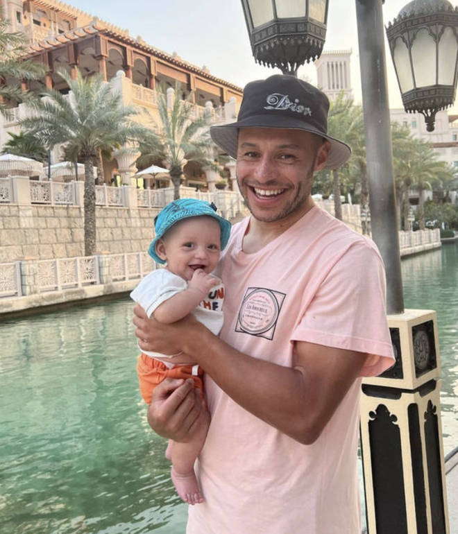Baby Axel and Alex Oxlade-Chamberlain are twins