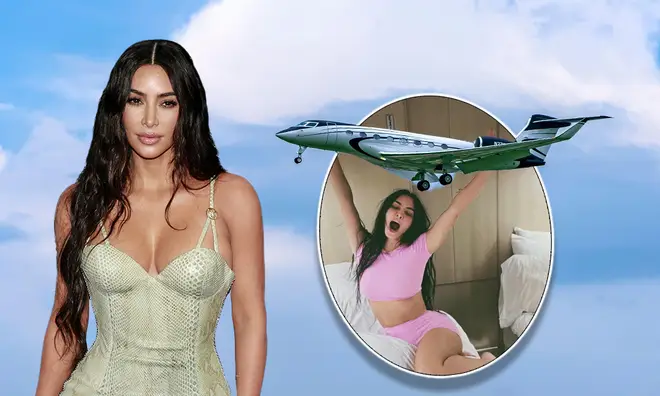 Inside Kim Kardashian's lavish private jet