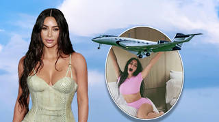 Inside Kim Kardashian's lavish private jet