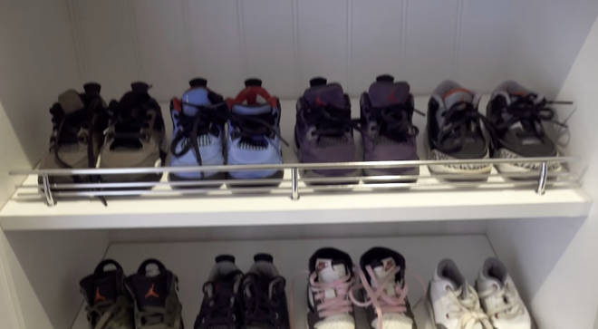 Kylie Jenner's son has an impressive trainer collection