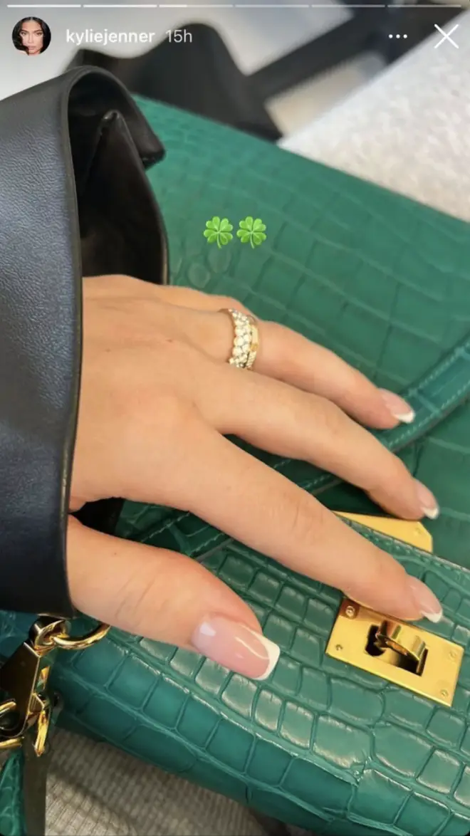 Kylie Jenner sparked marriage rumours following a post with a wedding band