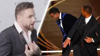 Liam Payne reacts to Will Smith slapping Chris Rock