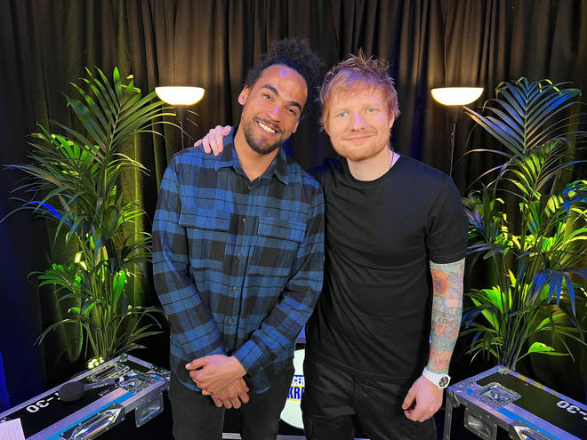 Ed Sheeran with Heart's Dev Griffin at Concert for Ukraine