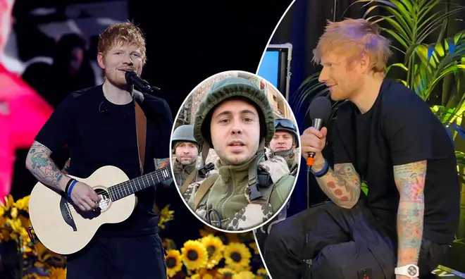 Ed Sheeran opened up about Ukrainian band Antytila reaching out to him