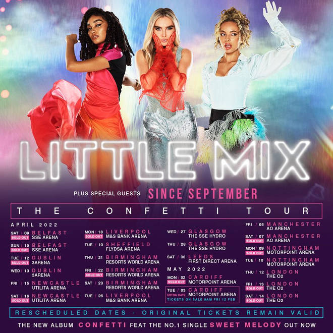 Little Mix are touring before their hiatus which will take place in May