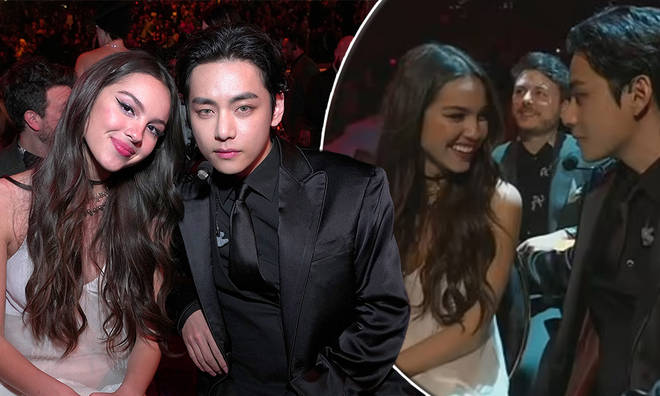 V from BTS and Olivia Rodrigo had the most incredible exchange at the Grammys