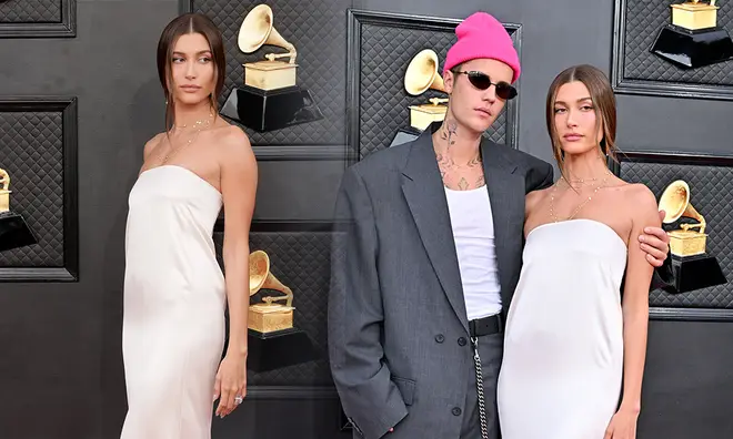 Hailey Bieber has cleared up rumours she's 'pregnant' following her red carpet appearance at the Grammys