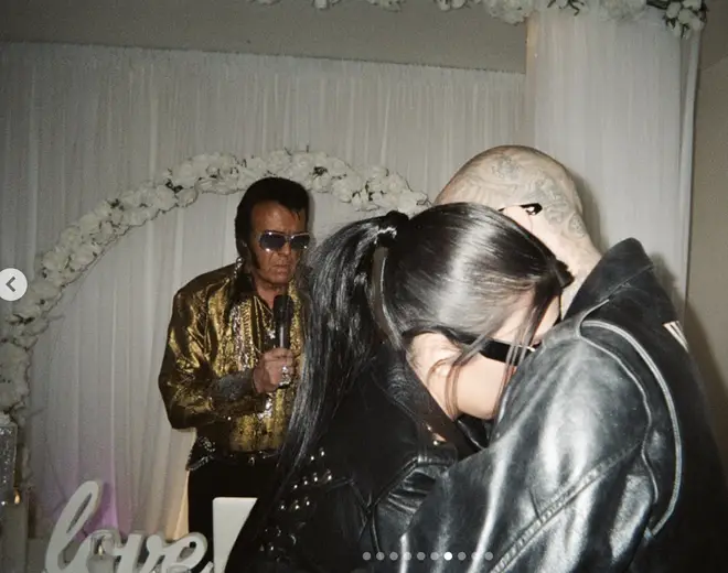 Kourtney Kardashian and Travis Barker's wedding was officiated by an Elvis impersonator