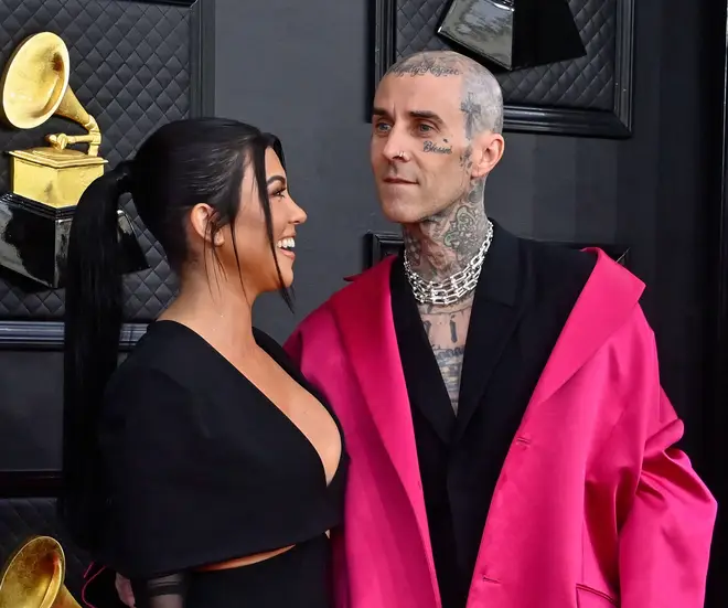 Kourtney Kardashian and Travis Barker